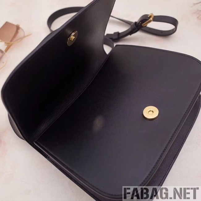 Saint Laurent Spontini Small Satchel in Smooth Leather Black 2018 (2A043-8101130 )