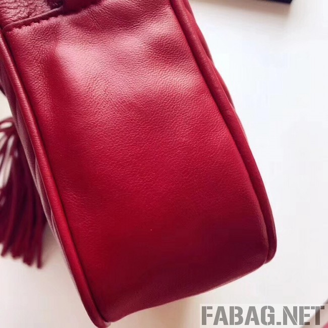Saint Laurent Lou Camera Bag in Matelasse Leather Red 2018 (YSL3-8101133 )