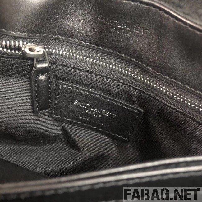 Saint Laurent Loulou Small Bag in Shearling Black 2018 (2A055-8121016 )
