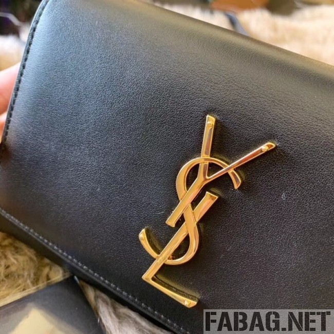 Saint Laurent Kate Belt Bag in Smooth Leather 534395 Black 2018 (JUND-9022301 )