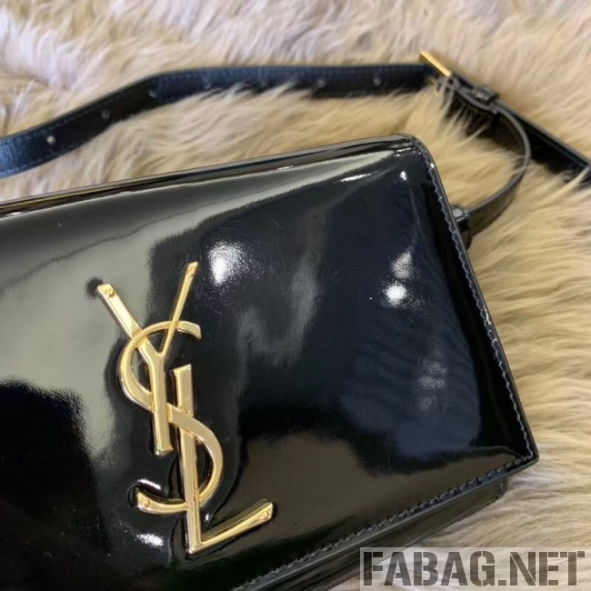 Saint Laurent Kate Belt Bag in Patent Leather 534395 Black 2018 (JUND-9022303 )