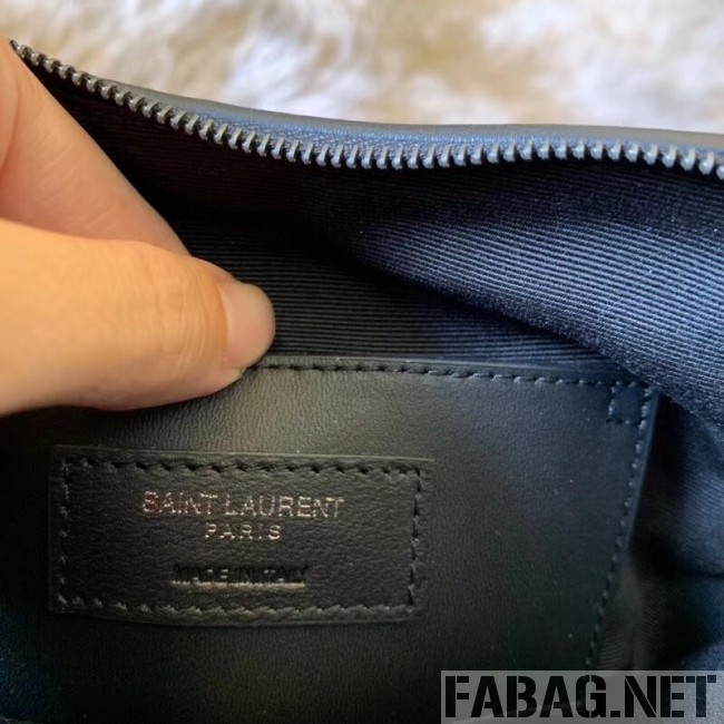 Saint Laurent Monogram Heart Cross Body Bag in Smooth Leather 540694 Black 2018 (JUND-9022309 )