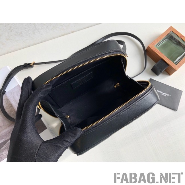 Saint Laurent Vicky Camera Bag in Matelasse Lambskin 555052 Black 2018 (KTS-9022310 )