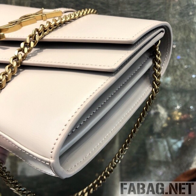 Saint Laurent Sulpice Chain Wallet in Smooth Leather 554763 Light Pink 2019 (YDP-9022831 )