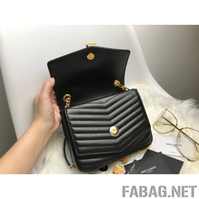 Saint Laurent Sulpice Small in Matelasse Lambskin 532662 Black 2019 (KTS-9030714 )