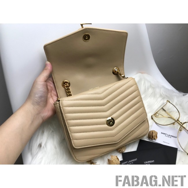 Saint Laurent Sulpice Small in Matelasse Lambskin 532662 Beige 2019 (KTS-9030716 )