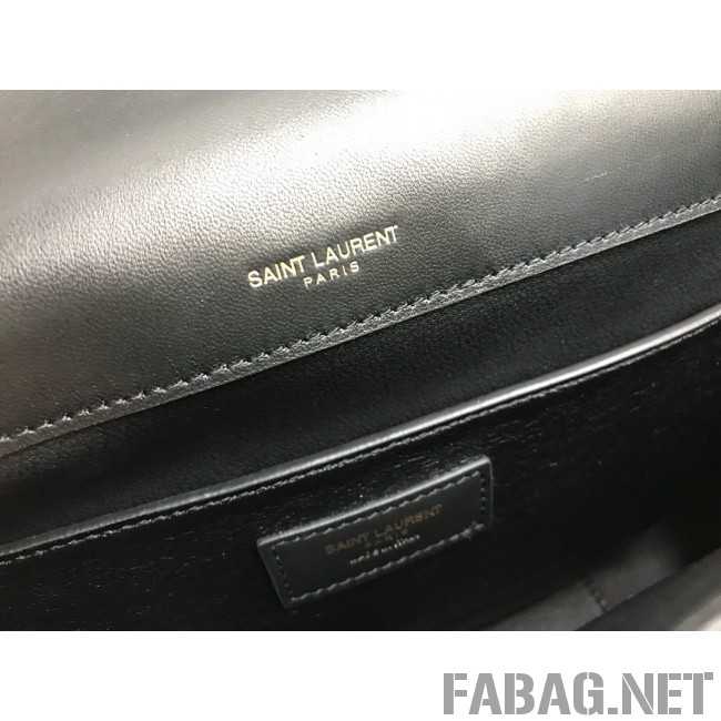 Saint Laurent Sulpice Medium in Matelasse Lambskin 532652 Black 2019 (KTS-9030715 )
