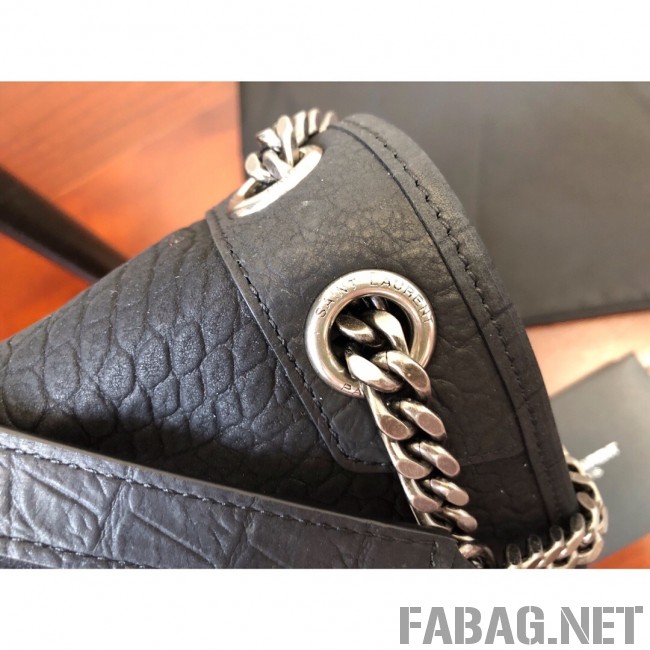 Saint Laurent Medium Niki Chain Bag in Matte Crocodile Leather 498894 Black 2019 (KTS-9031606 )