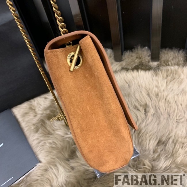 Saint Laurent Medium Reversible Kate in Suede and Smooth Leather 553804 Camel 2019 (JUND-9031902 )