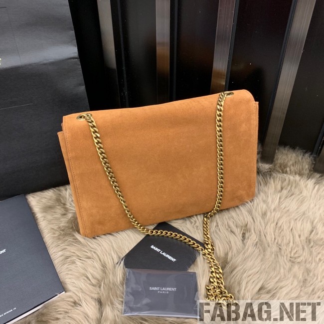 Saint Laurent Medium Reversible Kate in Suede and Smooth Leather 553804 Camel 2019 (JUND-9031902 )
