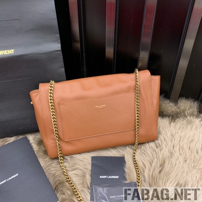 Saint Laurent Medium Reversible Kate in Suede and Smooth Leather 553804 Camel 2019 (JUND-9031902 )