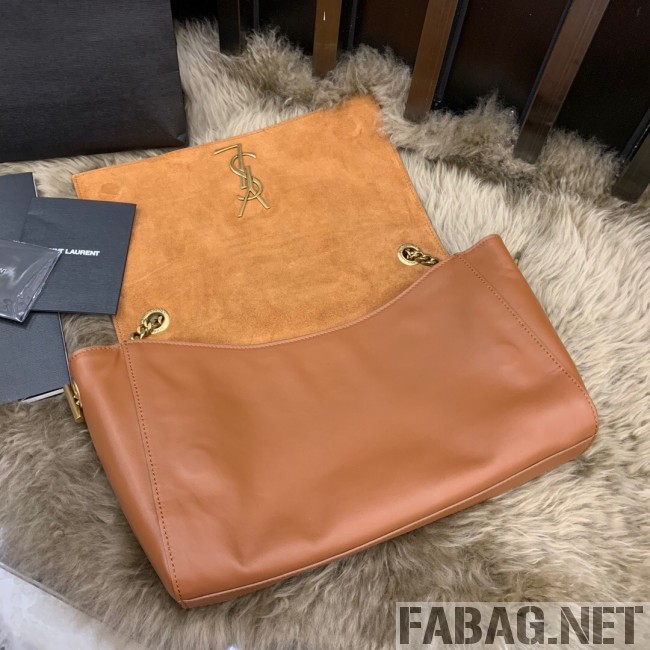 Saint Laurent Medium Reversible Kate in Suede and Smooth Leather 553804 Camel 2019 (JUND-9031902 )