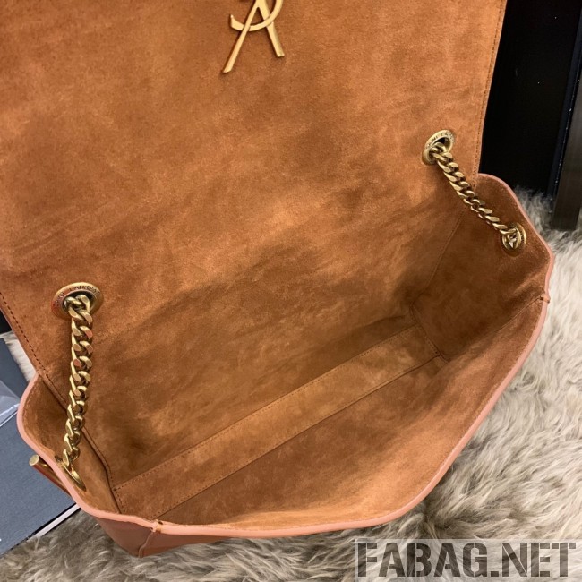 Saint Laurent Medium Reversible Kate in Suede and Smooth Leather 553804 Camel 2019 (JUND-9031902 )