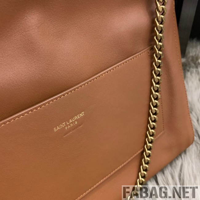 Saint Laurent Medium Reversible Kate in Suede and Smooth Leather 553804 Camel 2019 (JUND-9031902 )
