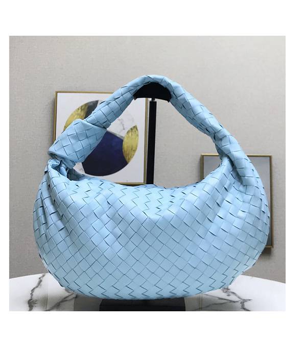 Bottega Veneta Jodie Sky Blue Original Weave Leather Hobo Bag