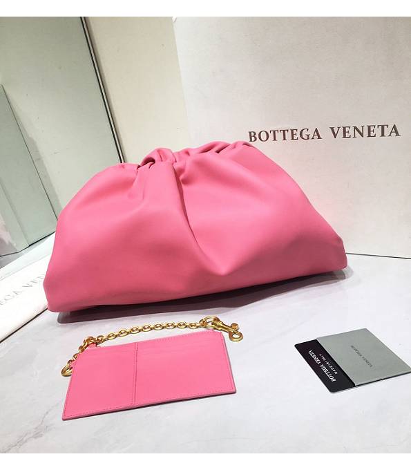 Bottega Veneta Cloud Pink Original Lambskin Lambskin Leather Pouch