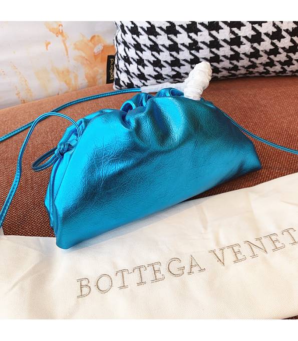 Bottega Veneta Cloud Blue Original Shinny Leather Mini Pouch