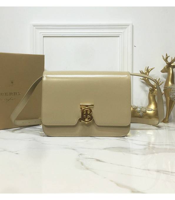 Burberry Light Apricot Original Smooth Leather Medium Cross Body Bag