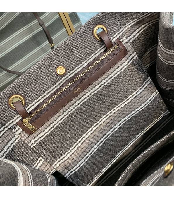 Celine Grey Original Canvas 43cm Shopping Bag