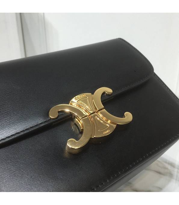 Celine Black Original Triomphe Box Leather 18cm Shoulder Bag