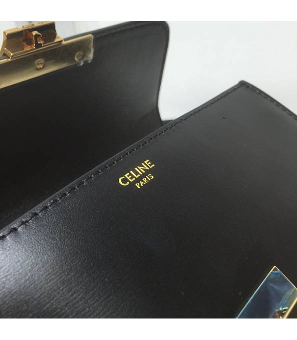 Celine Black Original Triomphe Box Leather 18cm Shoulder Bag