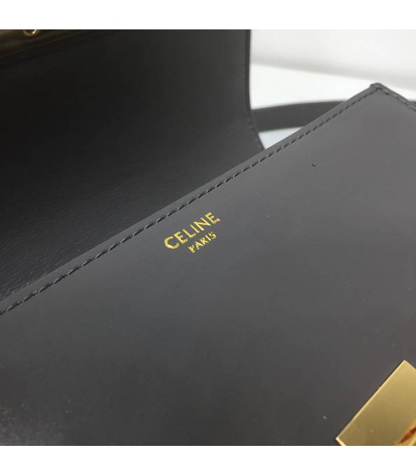 Celine Grey Original Triomphe Box Leather 18cm Shoulder Bag