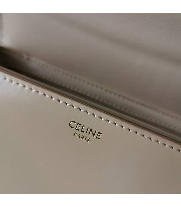 Celine Apricot Original Triomphe Box Leather 18cm Shoulder Bag