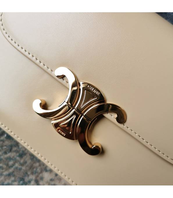 Celine Apricot Original Triomphe Box Leather 18cm Shoulder Bag