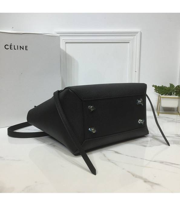 Celine Black Original Palm Veins Leather Mini Belt Bag