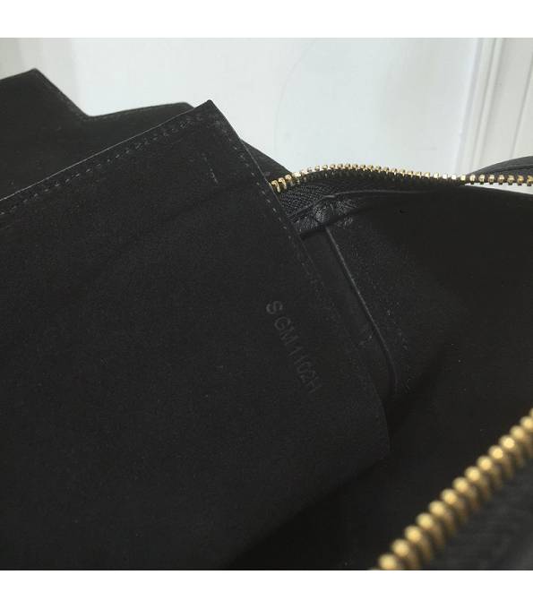 Celine Black Original Palm Veins Leather Mini Belt Bag