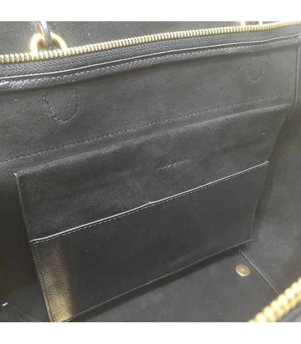 Celine Black Original Palm Veins Leather Mini Belt Bag