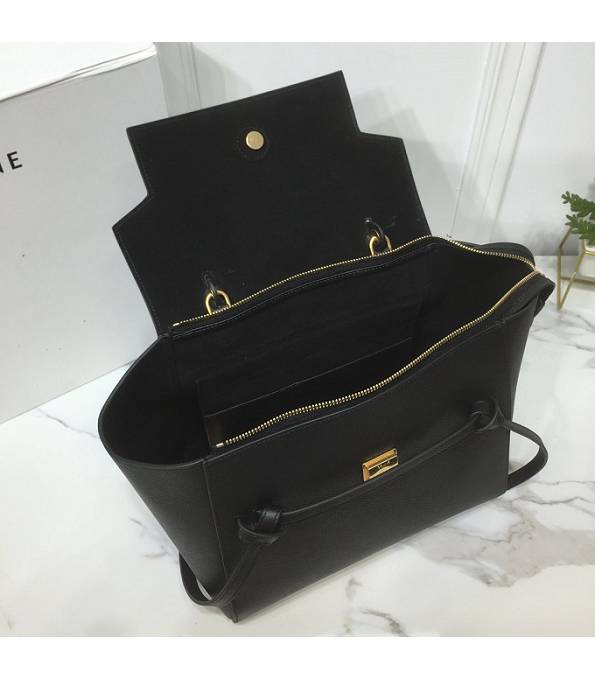 Celine Black Original Palm Veins Leather Mini Belt Bag