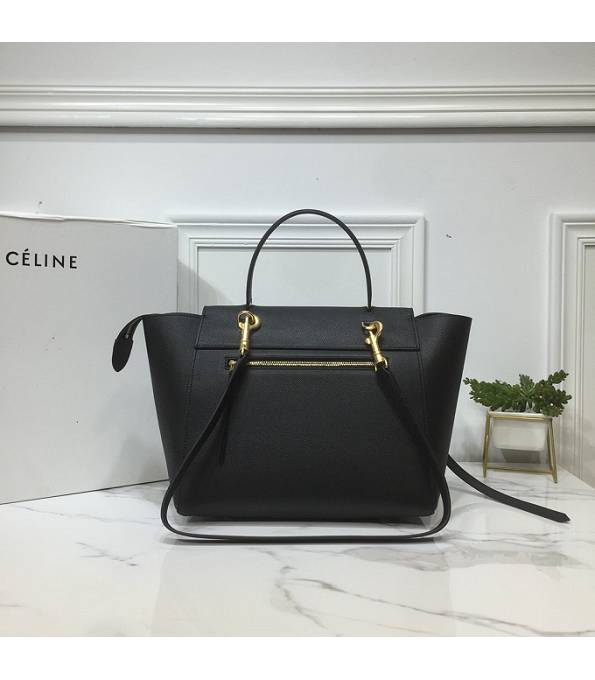 Celine Black Original Palm Veins Leather Mini Belt Bag