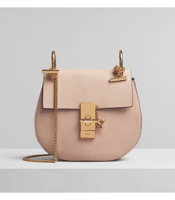 Chloe Drew Pink Original Calfskin Leather Mini Shoulder Bag