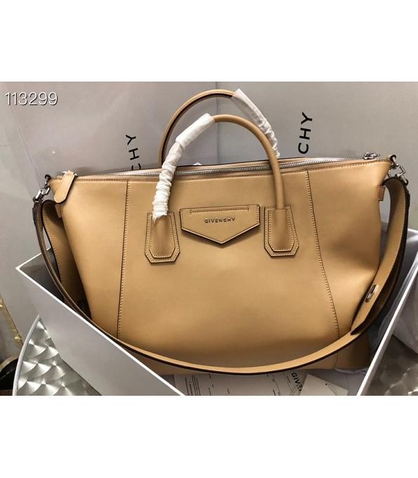 Givenchy Antigona Soft Apricot Original Smooth Real Leather 45cm Large Tote Bag