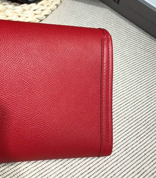 Hermes Jige Elan 29 Red Imported Epsom Calfskin Clutch