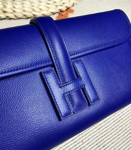Hermes Jige Elan 29 Eletric Blue Imported Epsom Calfskin Clutch