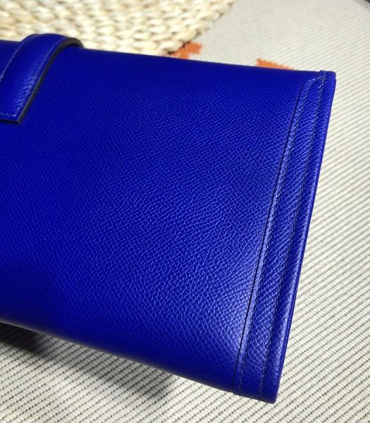 Hermes Jige Elan 29 Eletric Blue Imported Epsom Calfskin Clutch