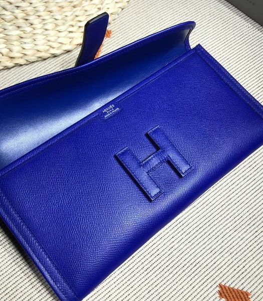 Hermes Jige Elan 29 Eletric Blue Imported Epsom Calfskin Clutch