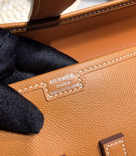 Hermes Jige Elan 29 Brown Imported Epsom Calfskin Clutch