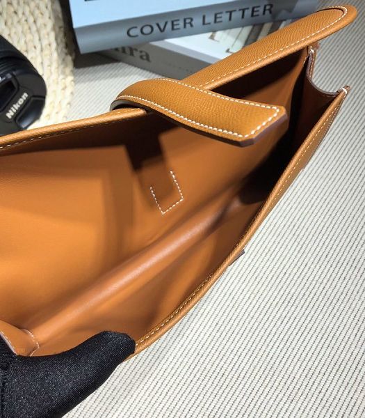 Hermes Jige Elan 29 Brown Imported Epsom Calfskin Clutch