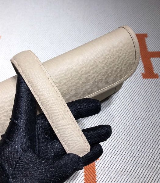 Hermes Jige Elan 29 Light Grey Imported Epsom Calfskin Clutch