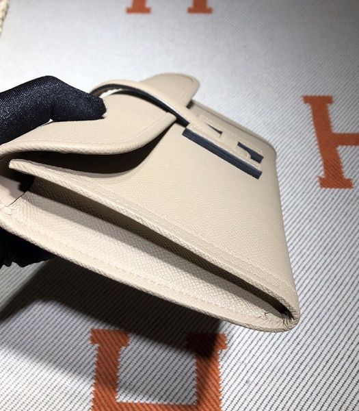 Hermes Jige Elan 29 Light Grey Imported Epsom Calfskin Clutch
