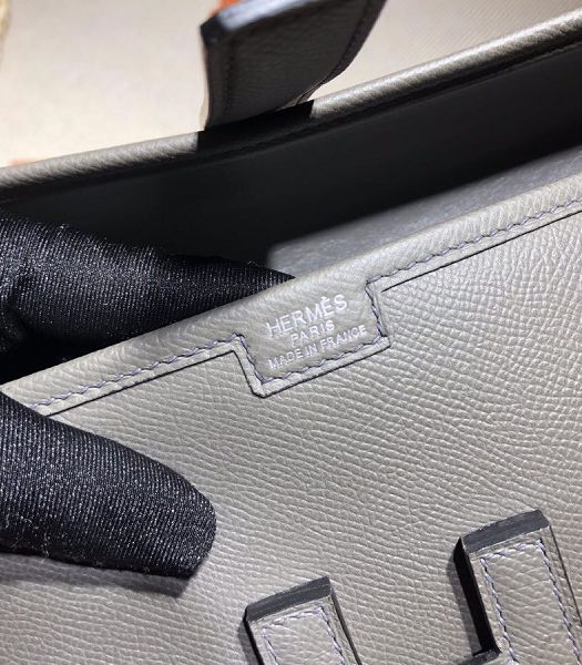Hermes Jige Elan 29 Iron Grey Imported Epsom Calfskin Clutch