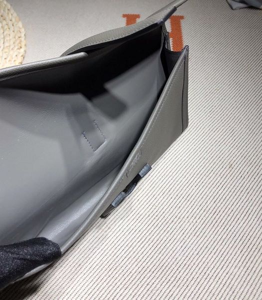Hermes Jige Elan 29 Iron Grey Imported Epsom Calfskin Clutch