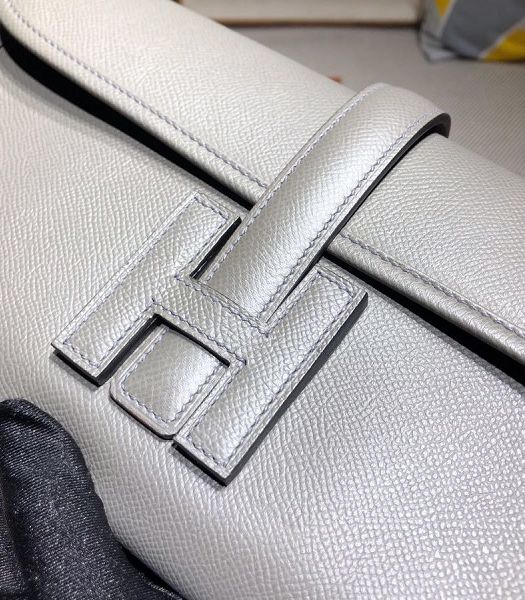 Hermes Jige Elan 29 Iron Grey Imported Epsom Calfskin Clutch