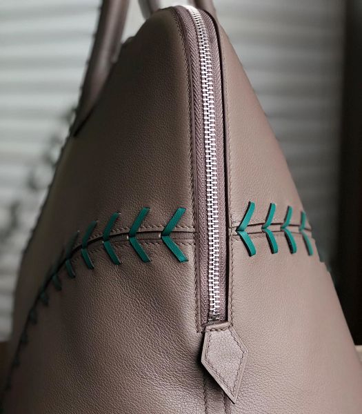 Hermes Bolide 45cm Bag Khaki Imported Leather