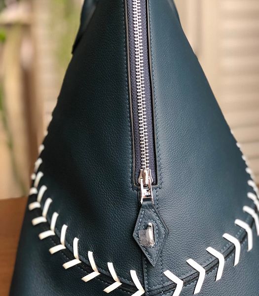 Hermes Bolide 45cm Bag Dark Blue Imported Leather