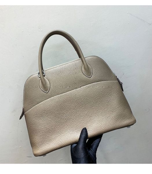 Hermes Bolide 1923 30cm Bag Elephant Grey Imported Togo Leather