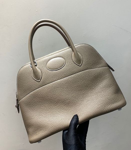 Hermes Bolide 1923 30cm Bag Elephant Grey Imported Togo Leather